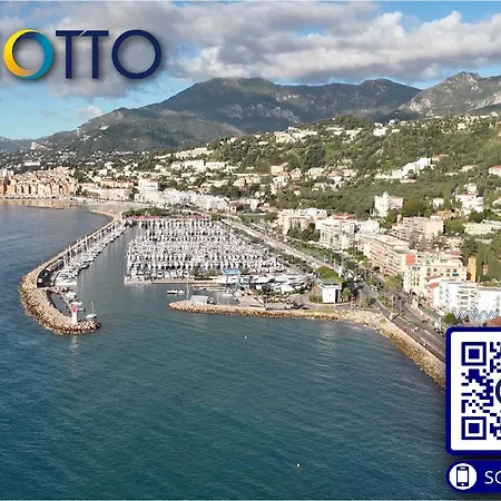 Au Dernier Etage Avec Terrasse, Parking Prive, Clim, Et Wifi - Centre Et A Proximite - Fr-1-196-234 Lejlighed Menton